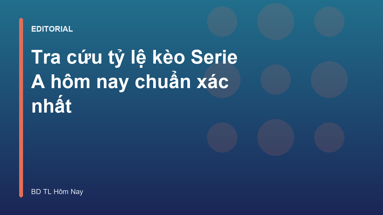 Tra cứu tỷ lệ kèo Serie A trên màn hình máy tính